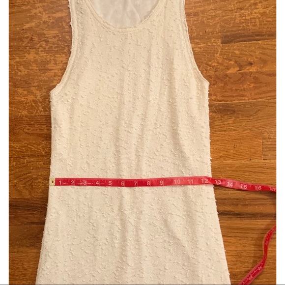 Rag & Bone Ivory White nubby textured tank dress. - Picture 11 of 12